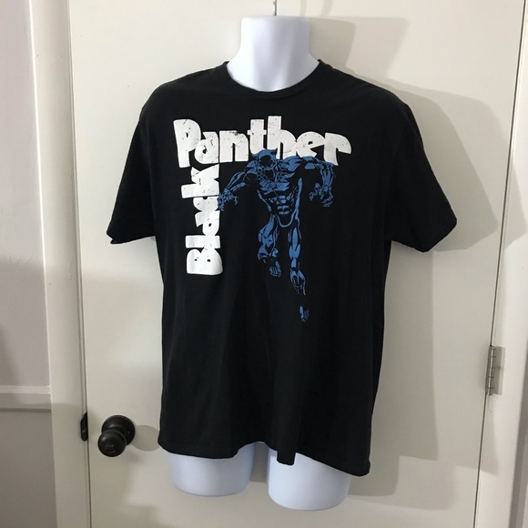 Marvel Other - Mens Marvel The Avengers Black Panther T-Shirt Lg